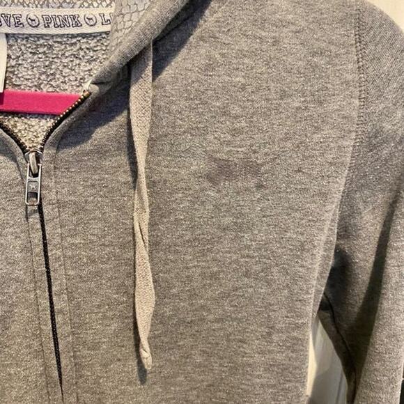 VINTAGE RARE PINK sequin hoodie y2k - Picture 3 of 6